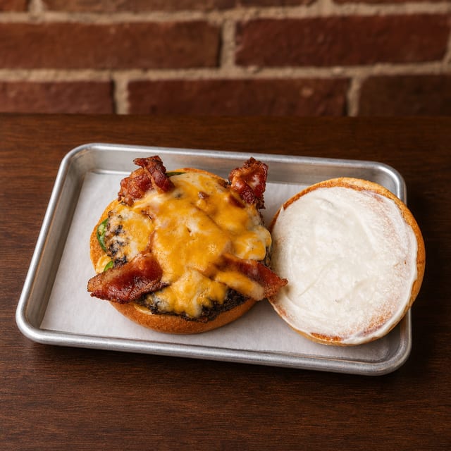 Jalapeño Popper Burger.