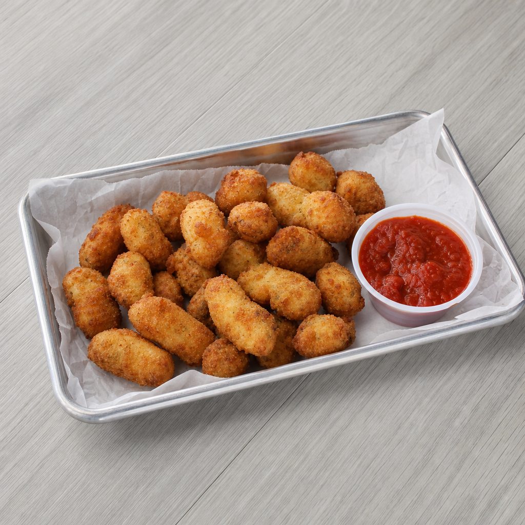Garlic Cheese Curds.