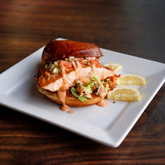 Salmon Sandwich.