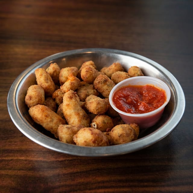 Garlic Cheese Curds.